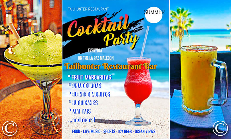 Tailhunter Restaurant-CocktailTime in La Paz, Baja Sur